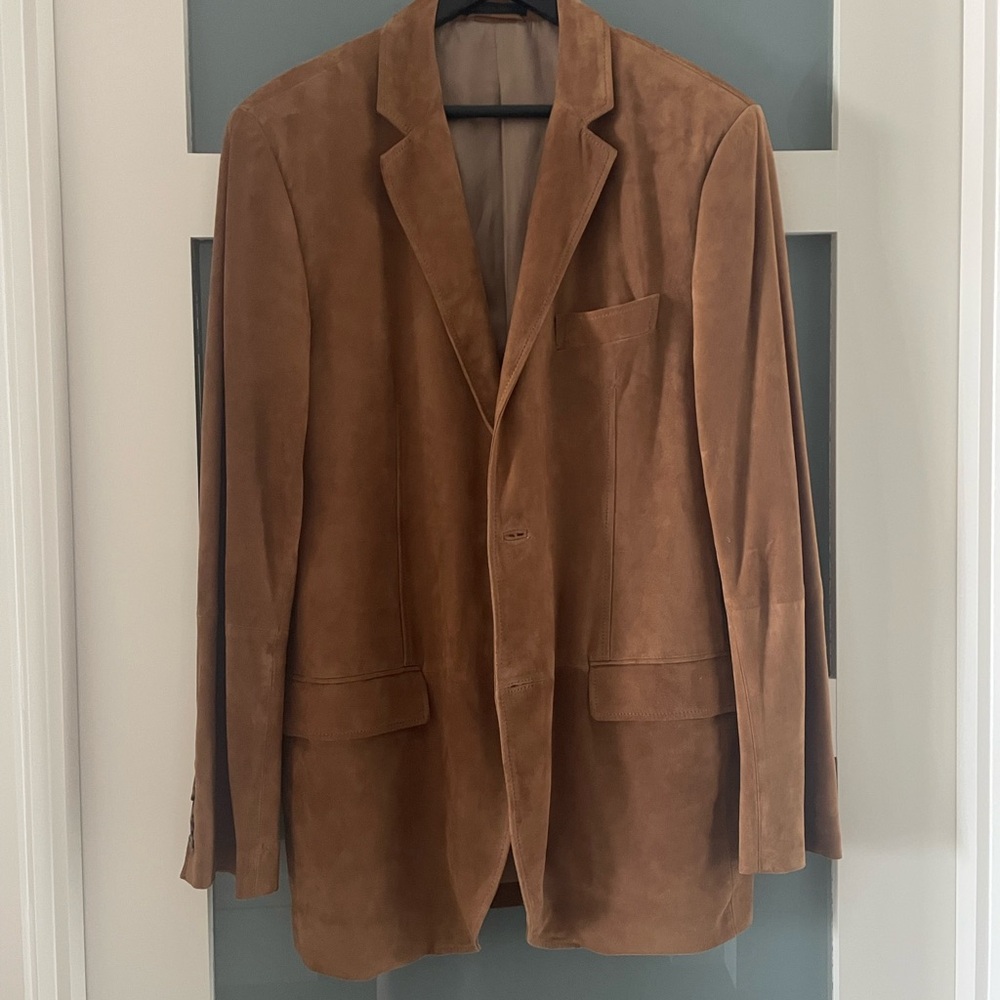 Allen Edmonds Leather Suede Blazer
